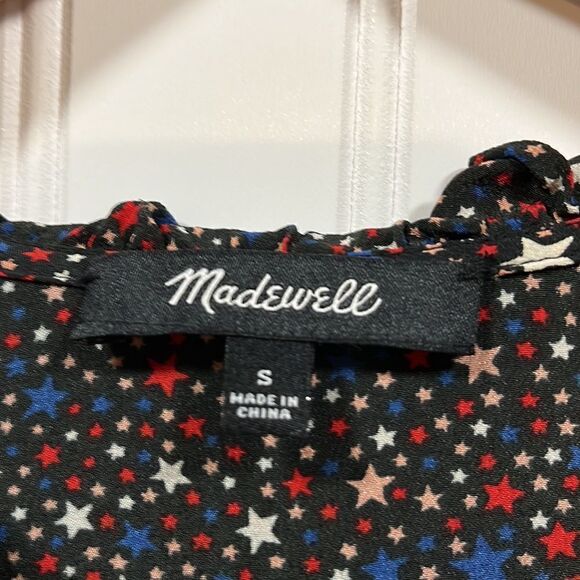 Madewell silk ruffle wrap top - Picture 5 of 12